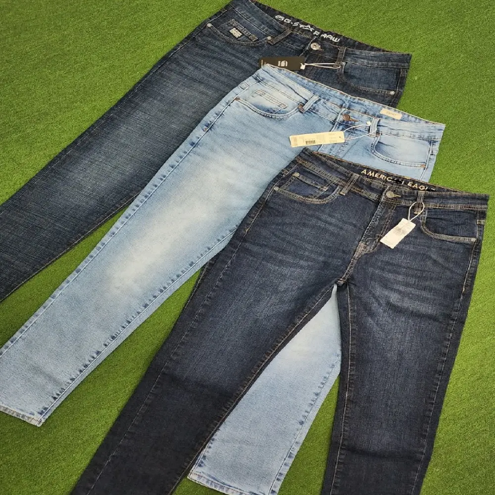 Jeans pencil man's denim  pants